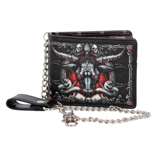 Baphomet Geldbörse mit Kette